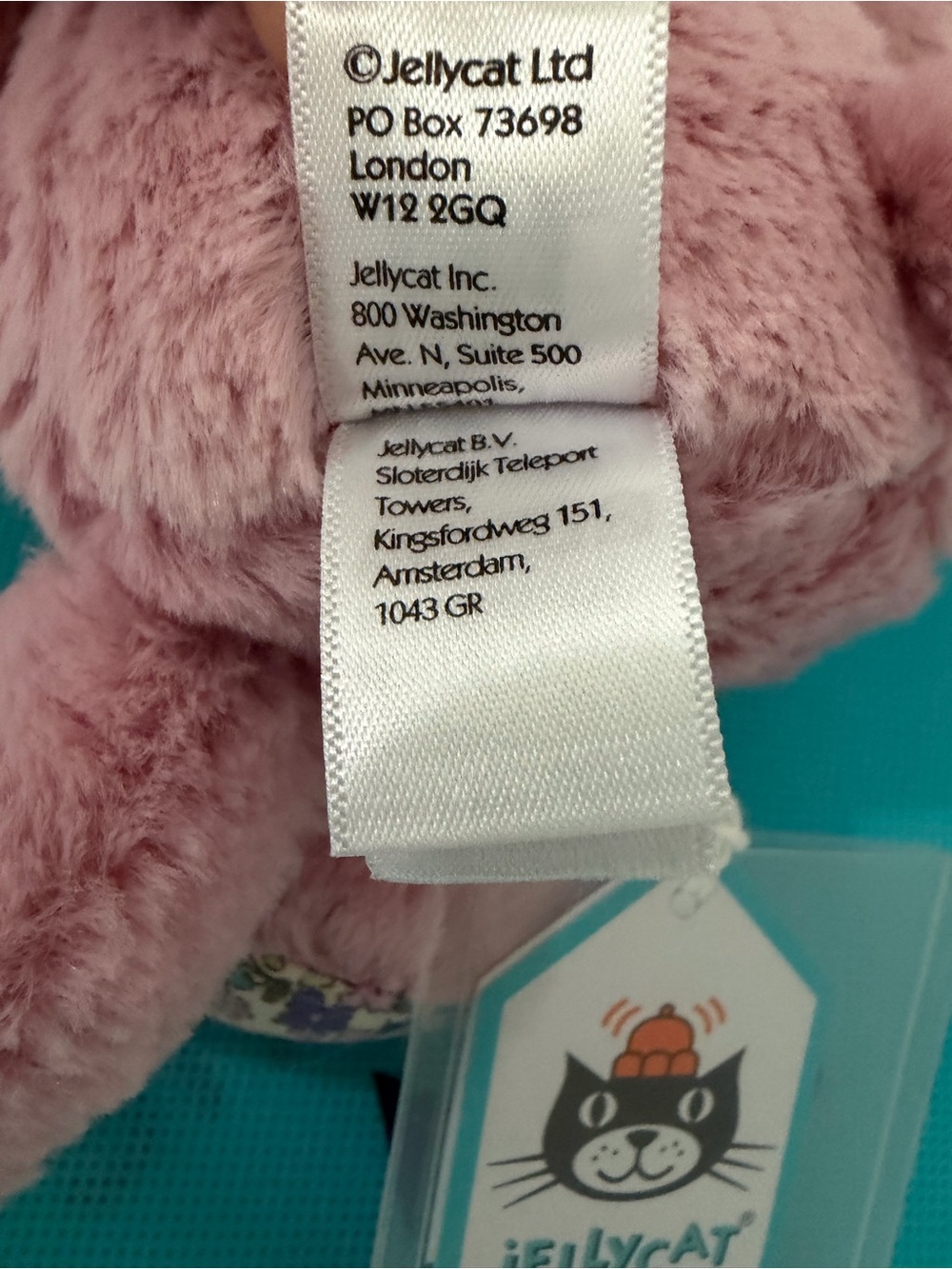 #010 AUTHENTIC❗️Jellycat SMALL blossom tulip bunny 7”- NWT Retired - Picture 6 of 11